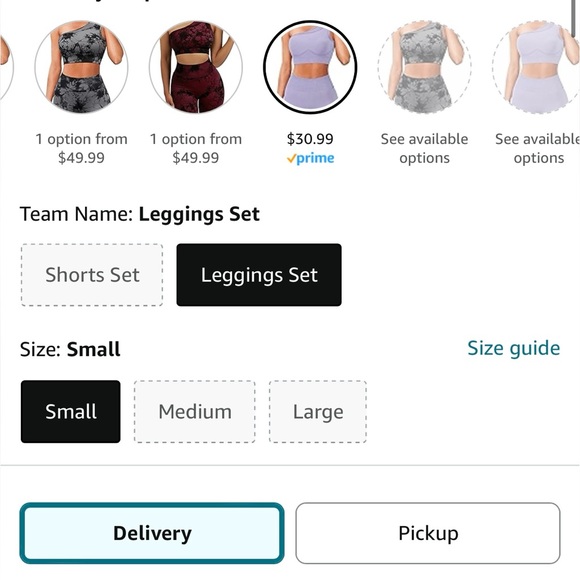 Booty lifting Two piece hot pink workout set size small - Picture 2 of 10